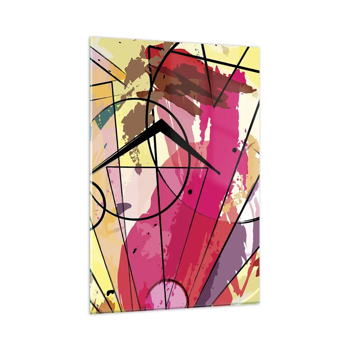 Glastavla - Bild på glas - Explosion  - 80x120 cm