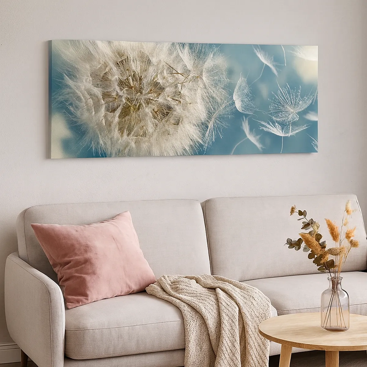 Canvastavla - Bild på duk - Ängelns andetag - 30x30 cm