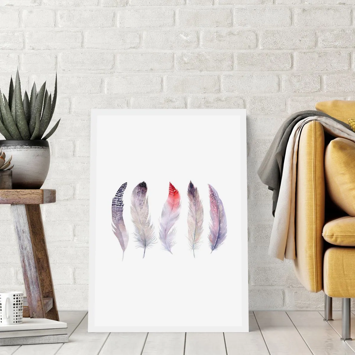 Affisch - Fin som färgrik dimma - 40x50 cm