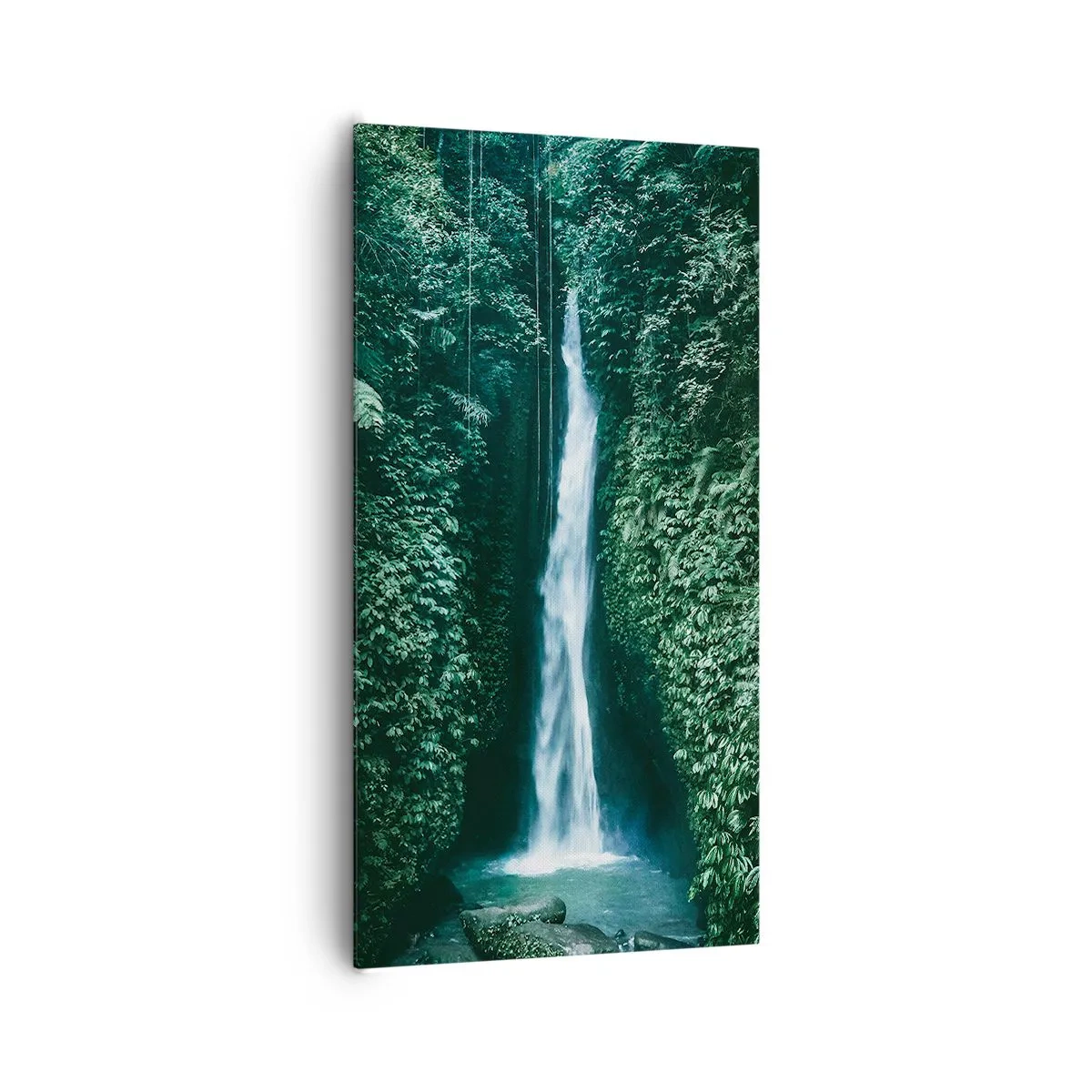 Canvastavla - Bild på duk - Tropisk spa - 65x120 cm