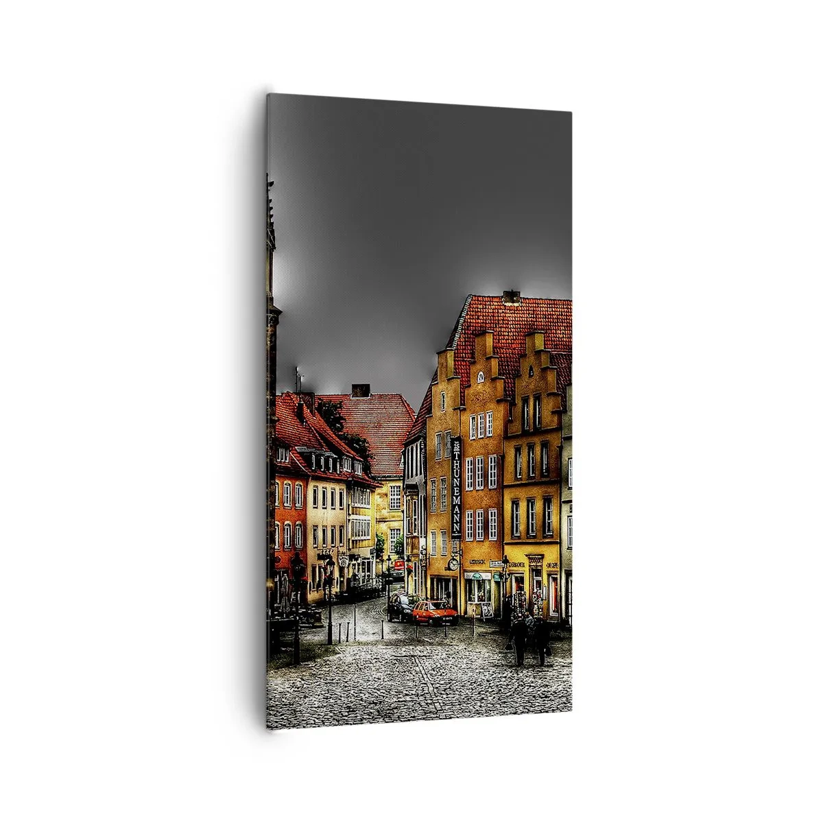 Canvastavla - Bild på duk - Det saknas bar förtrollad droska - 65x120 cm