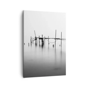 Canvastavla - Bild på duk - Och om världen inte finns? - 50x70 cm