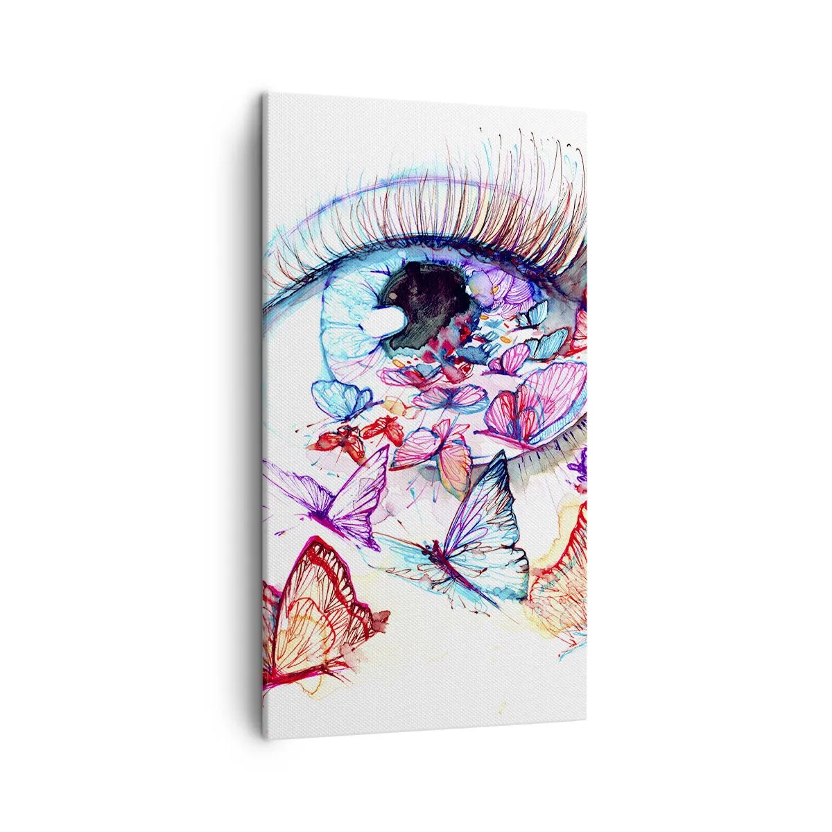 Canvastavla - Bild på duk - Ögonens sagolika charm - 45x80 cm