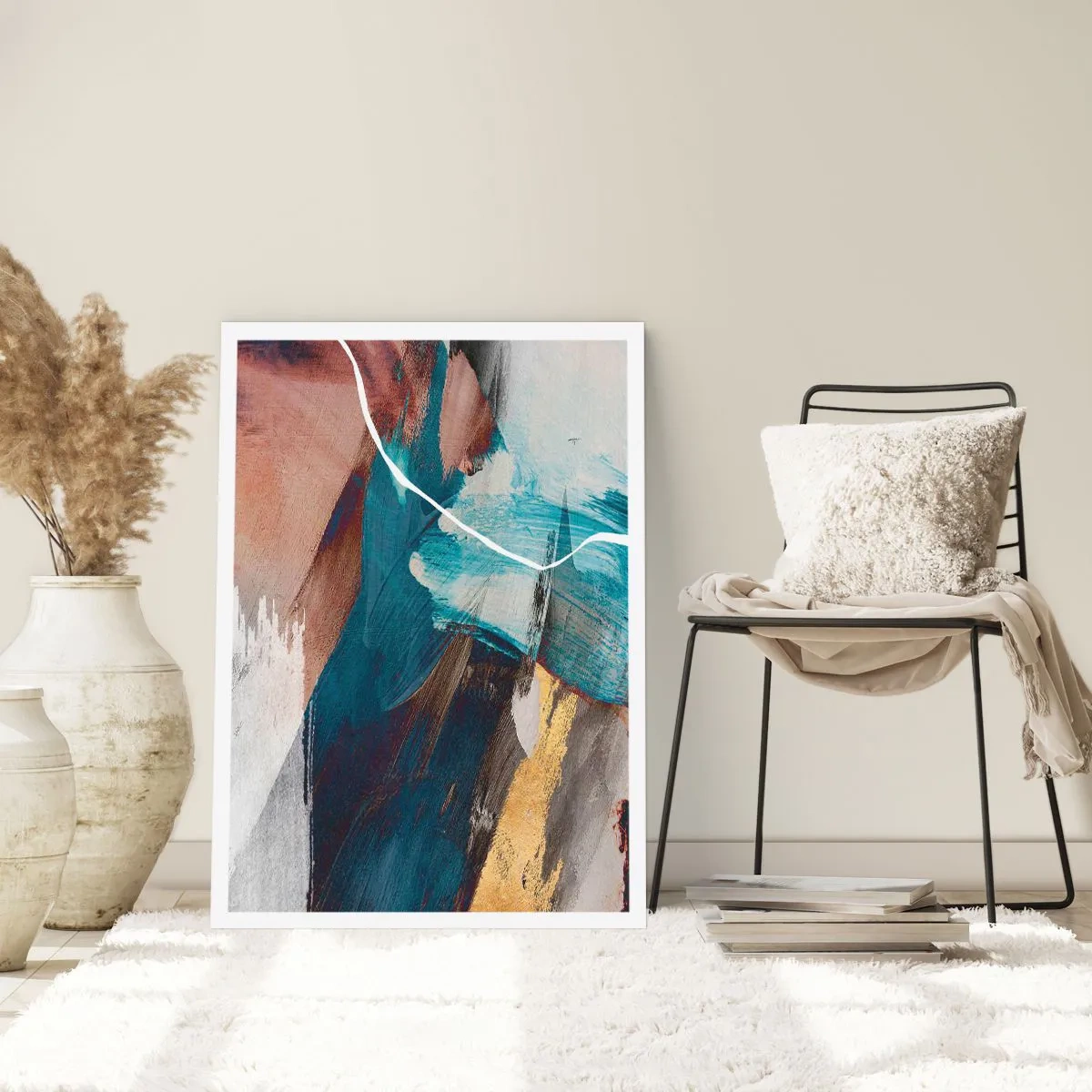 Affisch - Med styrka och energi - 70x100 cm