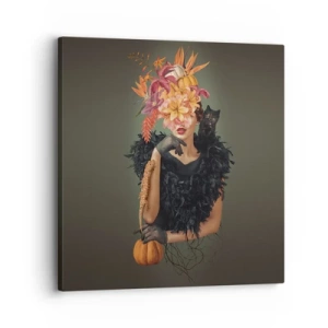 Canvastavla - Bild på duk - Häxans troll - 30x30 cm