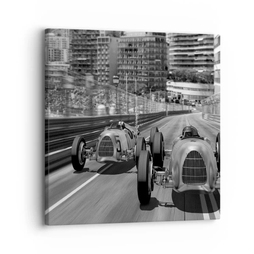 Canvastavla - Bild på duk - För länge sedan i Monte Carlo - 30x30 cm