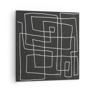 Canvastavla - Bild på duk - Inte så enkelt - 50x50 cm