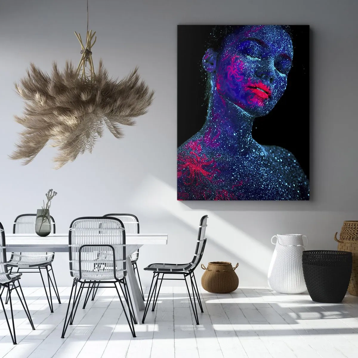 Canvastavla - Bild på duk - I sjärndammet - 50x70 cm