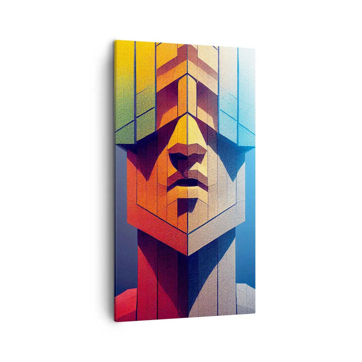 Canvastavla - Bild på duk - En man med principer - 45x80 cm