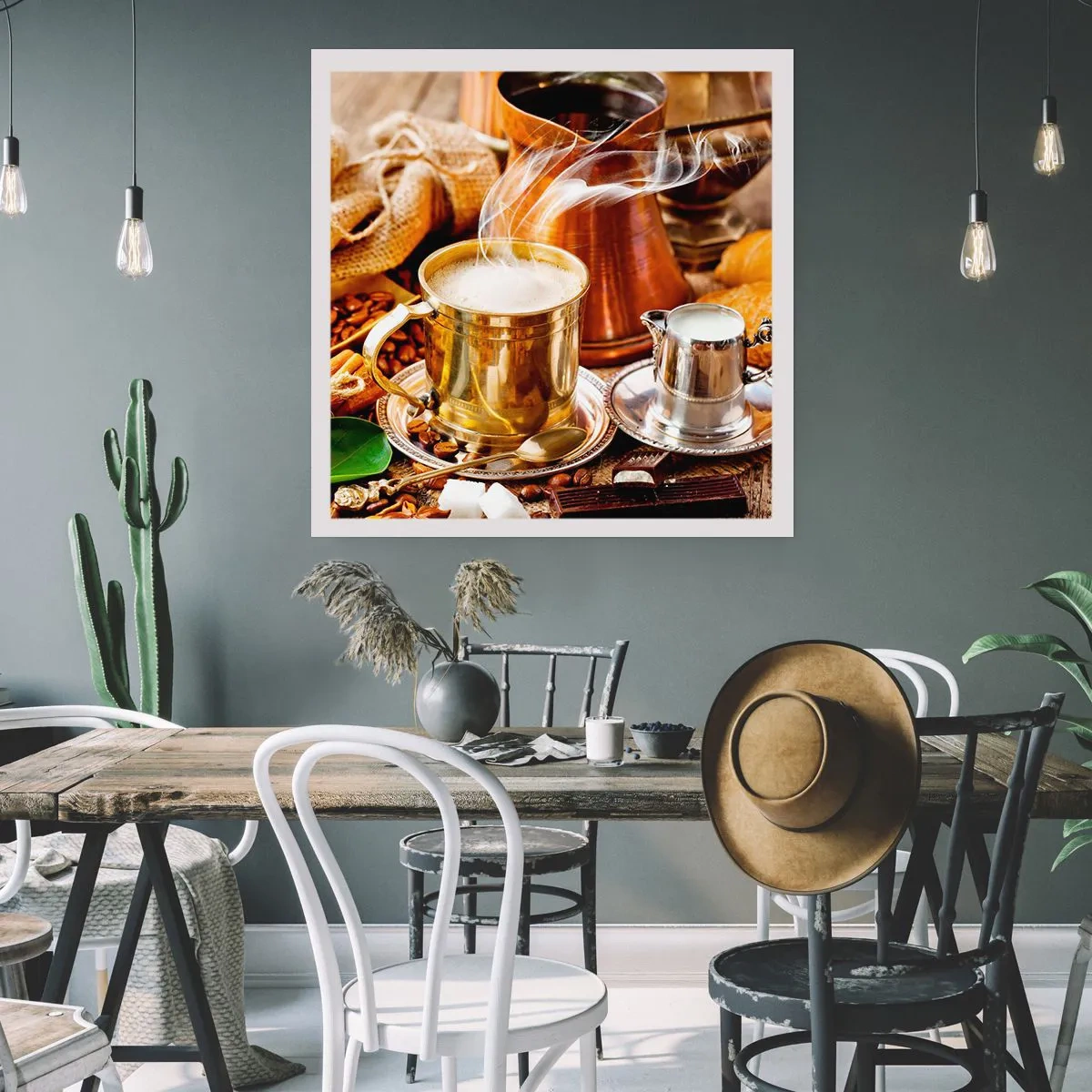 Affisch - Ha en trevlig dag! - 40x40 cm