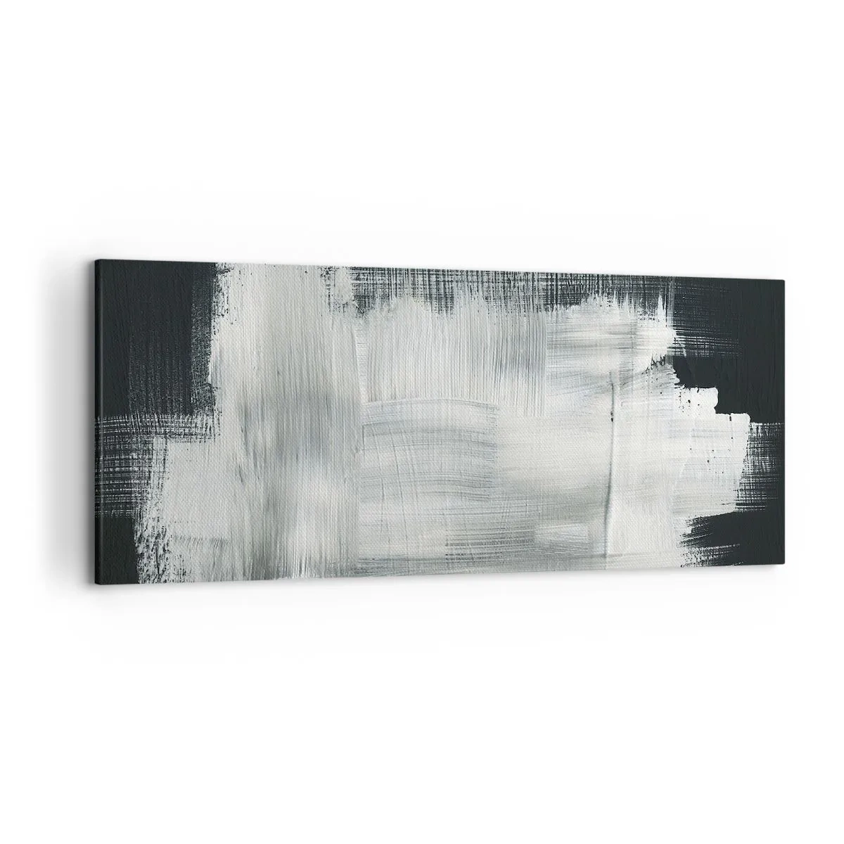 Canvastavla - Bild på duk - Vävd av det vertikala och horisontella - 120x50 cm