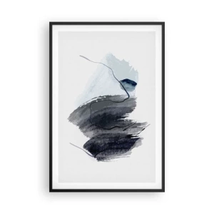 Affisch i svart ram - Intensitet och rörelse - 61x91 cm