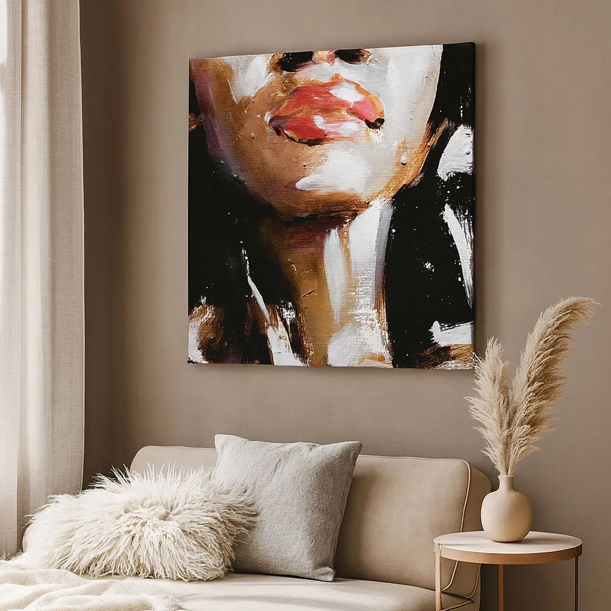 Canvastavla - Bild på duk - Stolthet utan fördomar - 30x30 cm