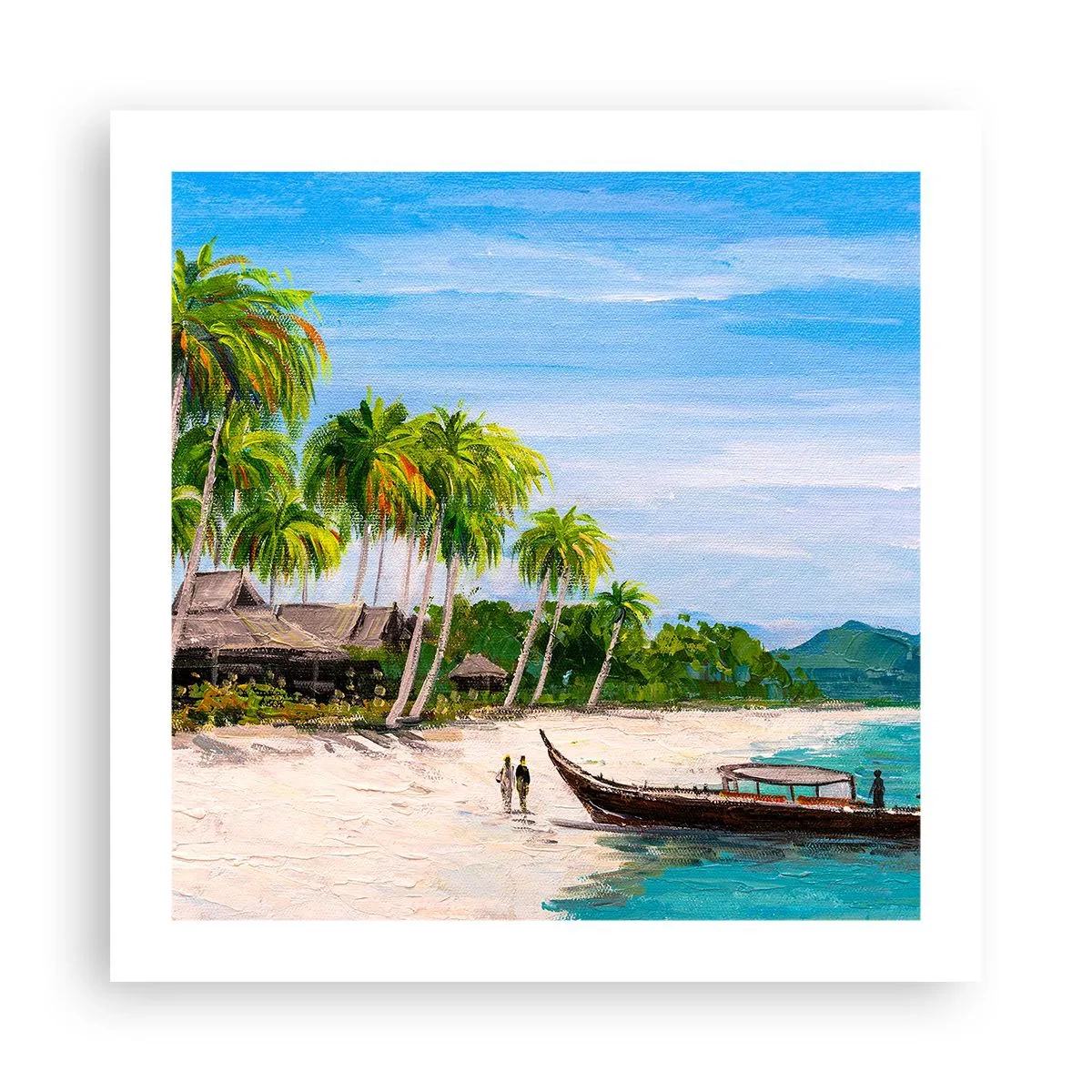 Affisch - En exotisk dröm - 50x50 cm