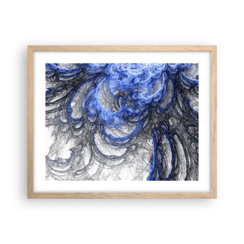 Affisch i ram av ljusek - Vågens födsel - 50x40 cm