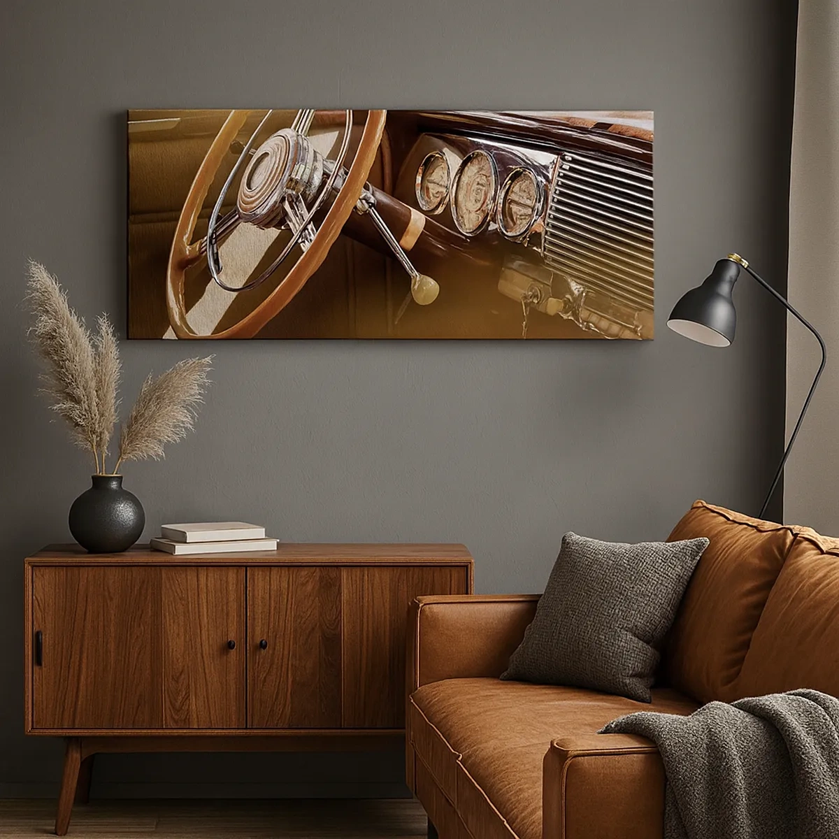 Canvastavla - Bild på duk - Smak av lyx från det förflutna - 30x30 cm