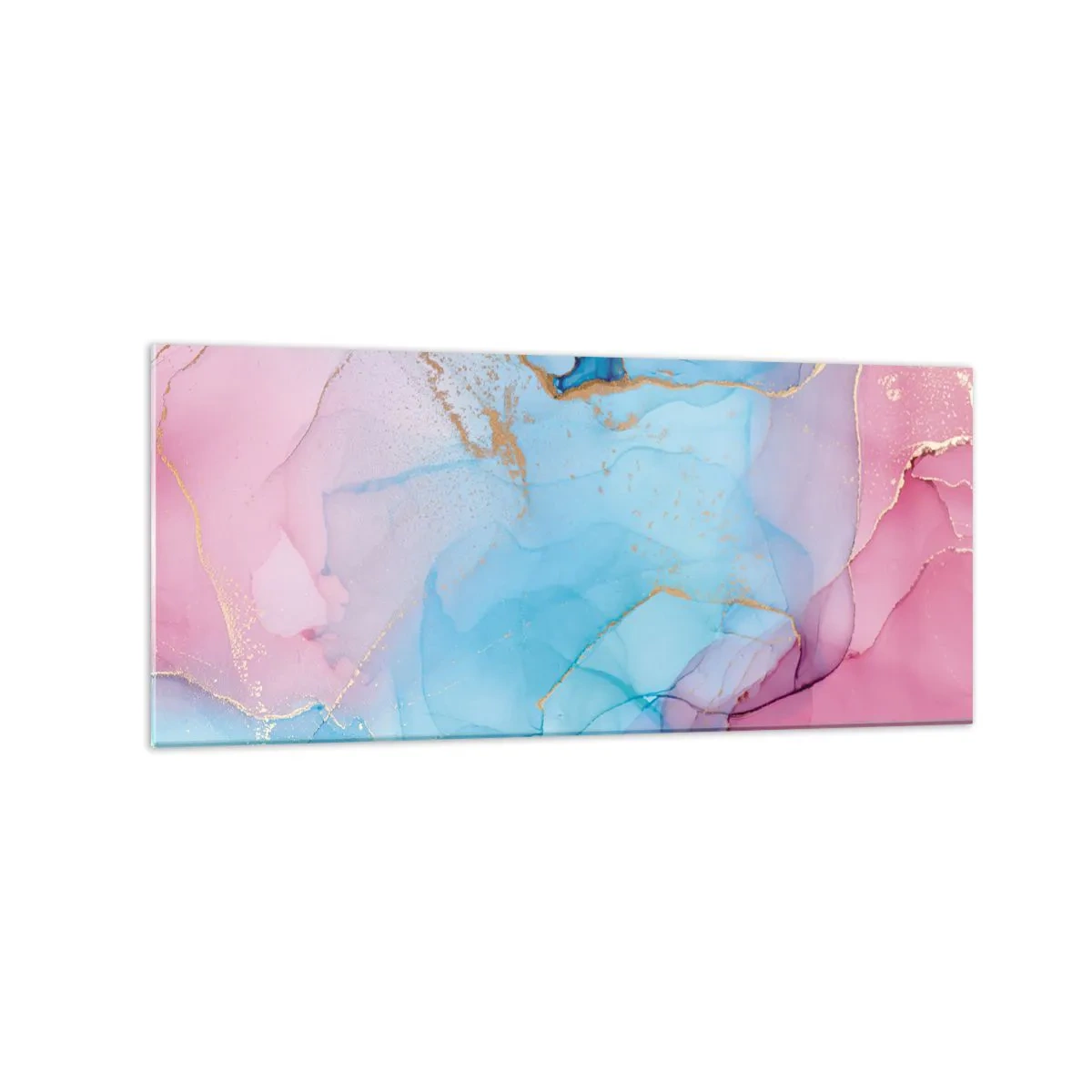 Glastavla - Bild på glas - Möte och infiltration - 120x50 cm