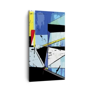 Canvastavla - Bild på duk - Se värden ur en vinkel... - 45x80 cm