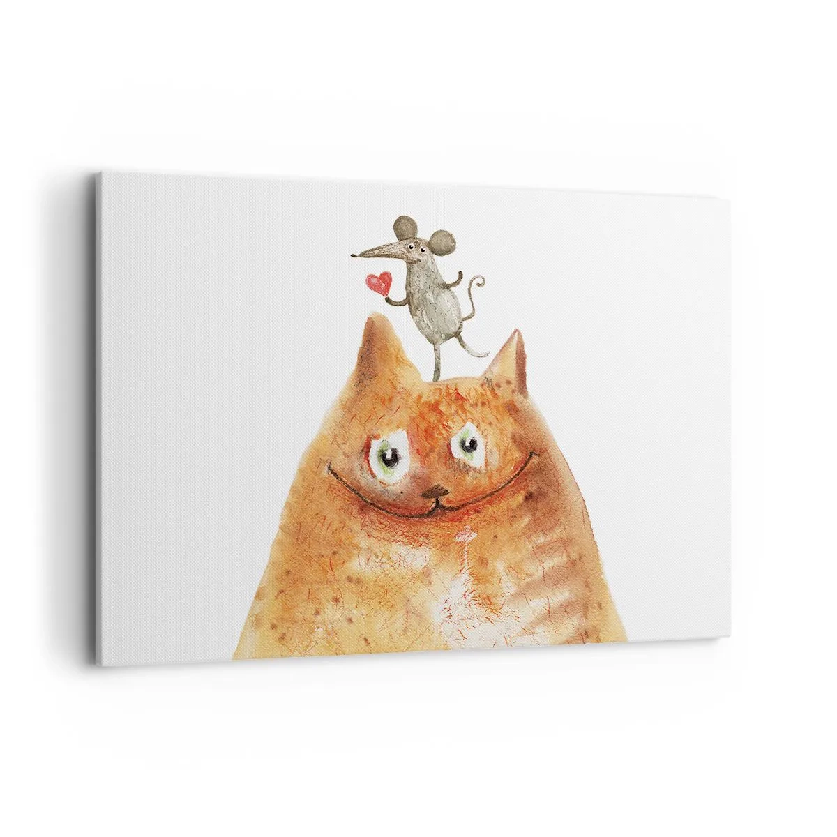 Canvastavla - Bild på duk - Kärlekens paradoxer - 100x70 cm