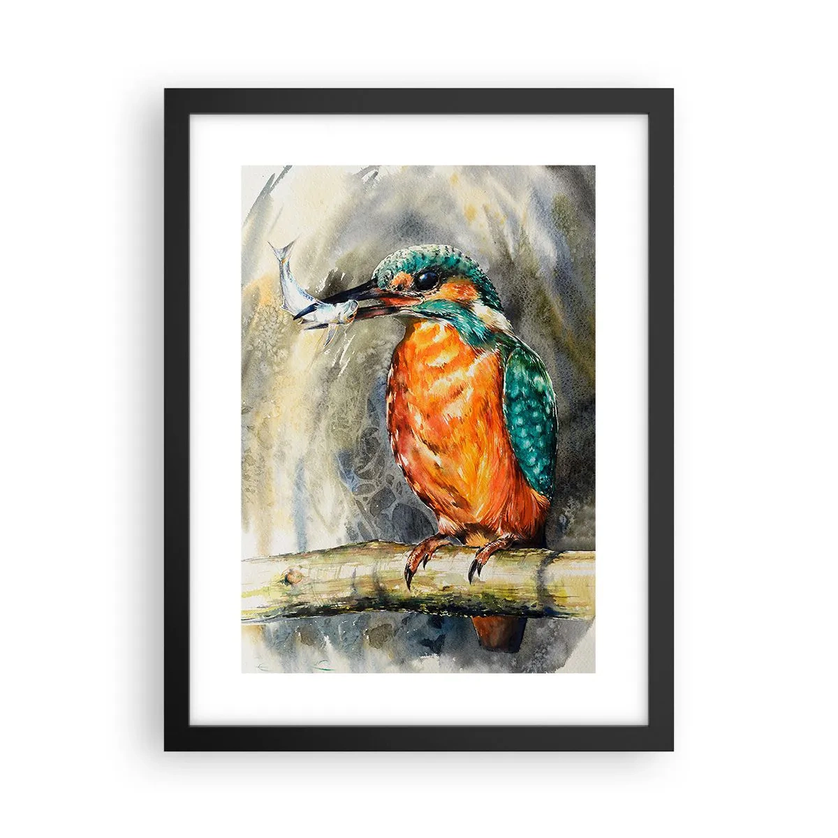 Affisch i svart ram - Naturens lagar - 30x40 cm