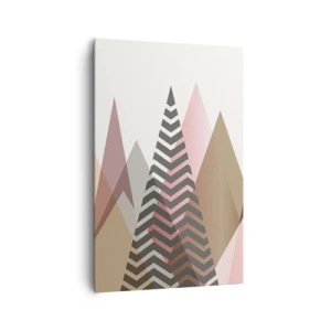 Canvastavla - Bild på duk - Utsikt över pyramider - 80x120 cm