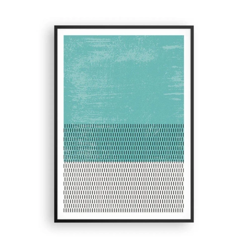 Affisch i svart ram - Balanserad komposition - 70x100 cm