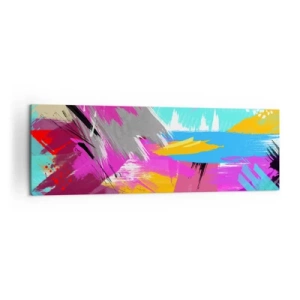 Canvastavla - Bild på duk - Stryk, stryk, stryk en gång till - 160x50 cm