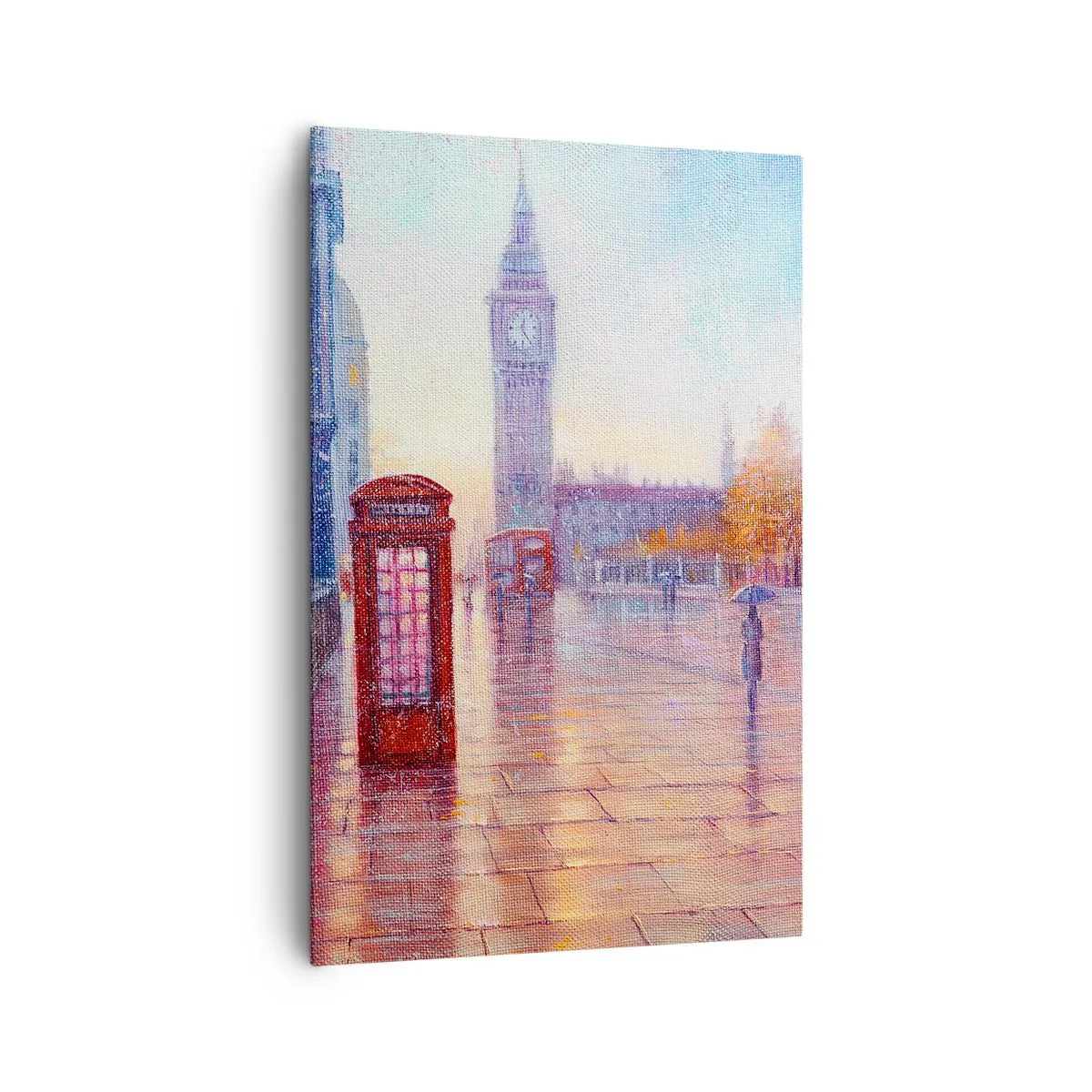 Canvastavla - Bild på duk - Höstdag i London - 80x120 cm