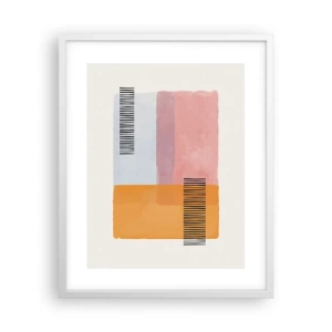 Affisch i vit ram - Från hörna till hörna - 40x50 cm