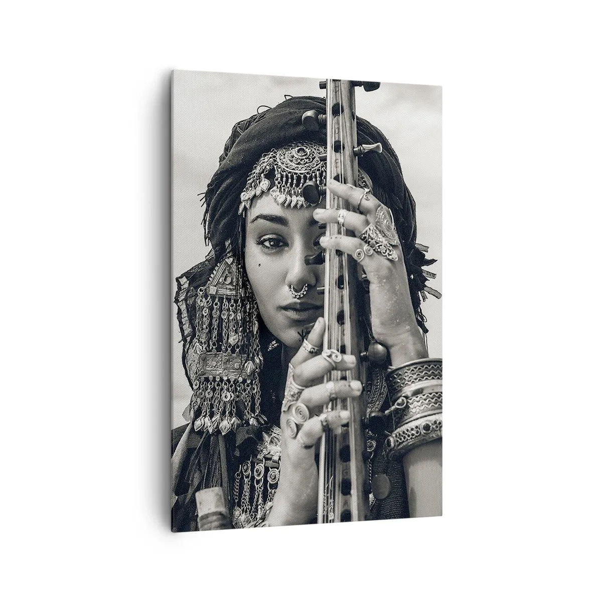 Canvastavla - Bild på duk - Bara Orientens musik - 80x120 cm