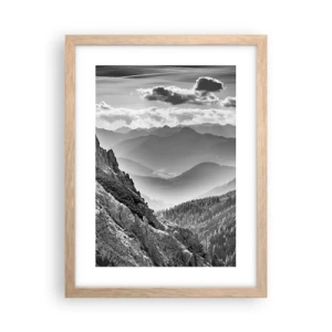 Affisch i ram av ljusek - Ända fram till horisonten - 30x40 cm