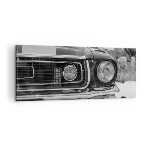 Canvastavla - Bild på duk - Kör hårt - 100x40 cm