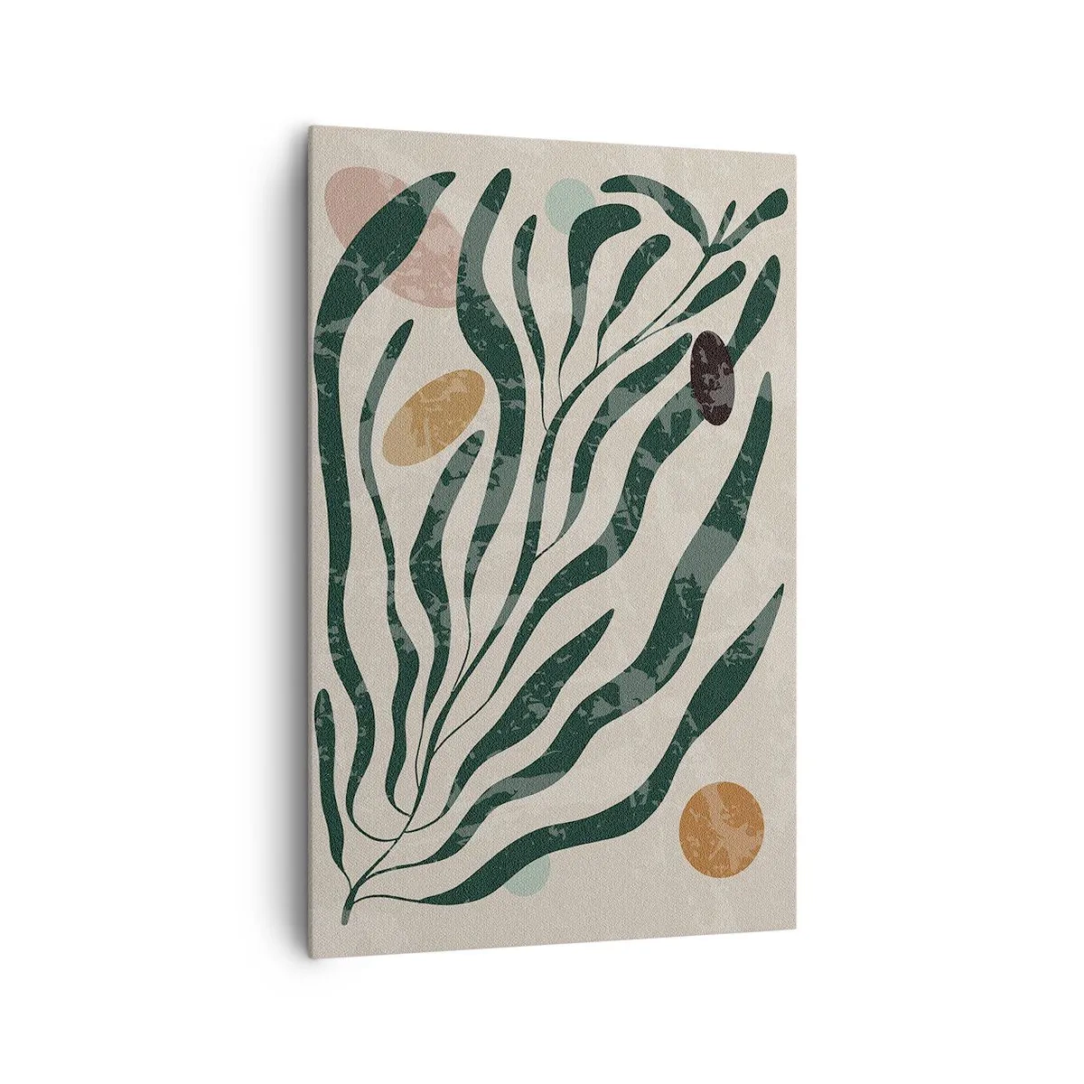 Canvastavla - Bild på duk - Bland de gröna - 80x120 cm