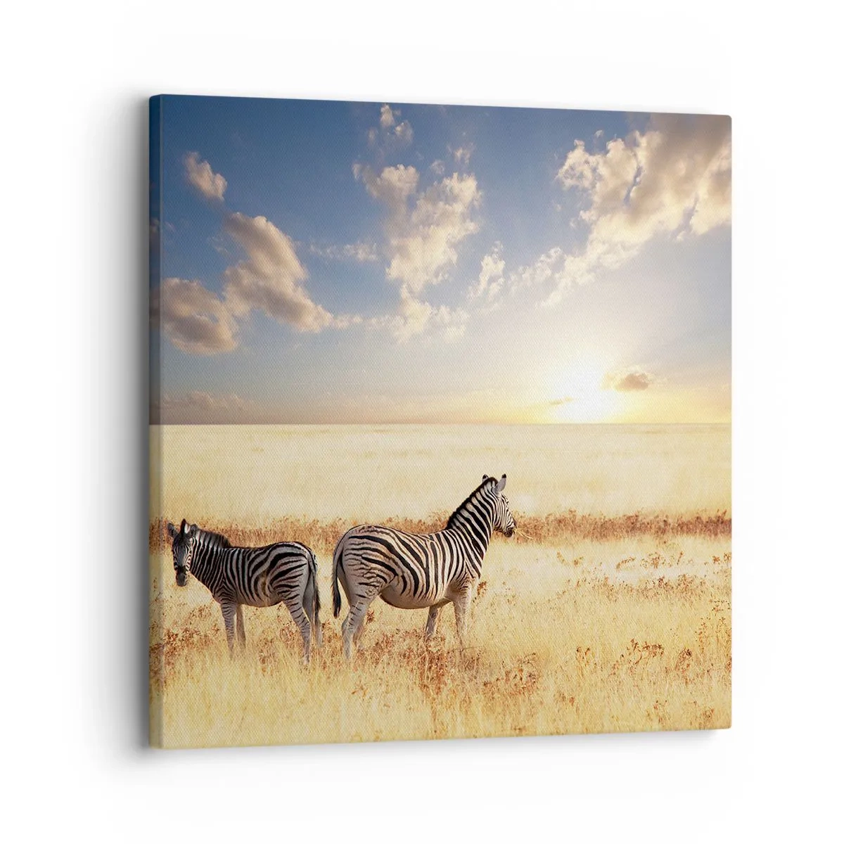 Canvastavla - Bild på duk - Gå härifrån, stör inte lugnet - 30x30 cm