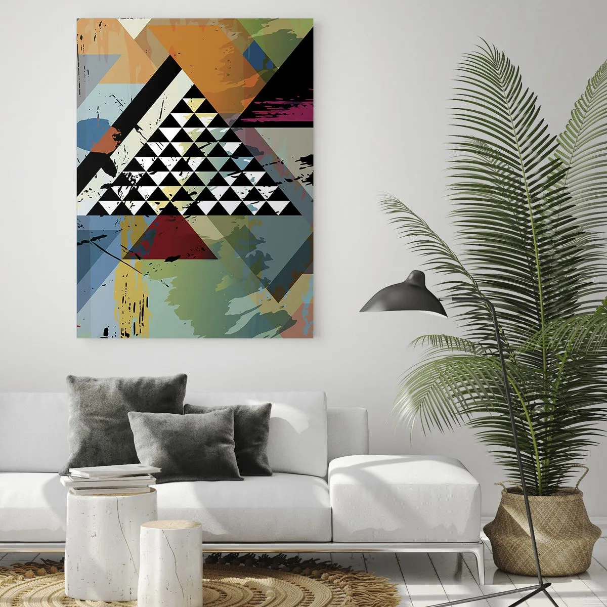 Glastavla - Bild på glas - Det är så enkelt - 70x100 cm