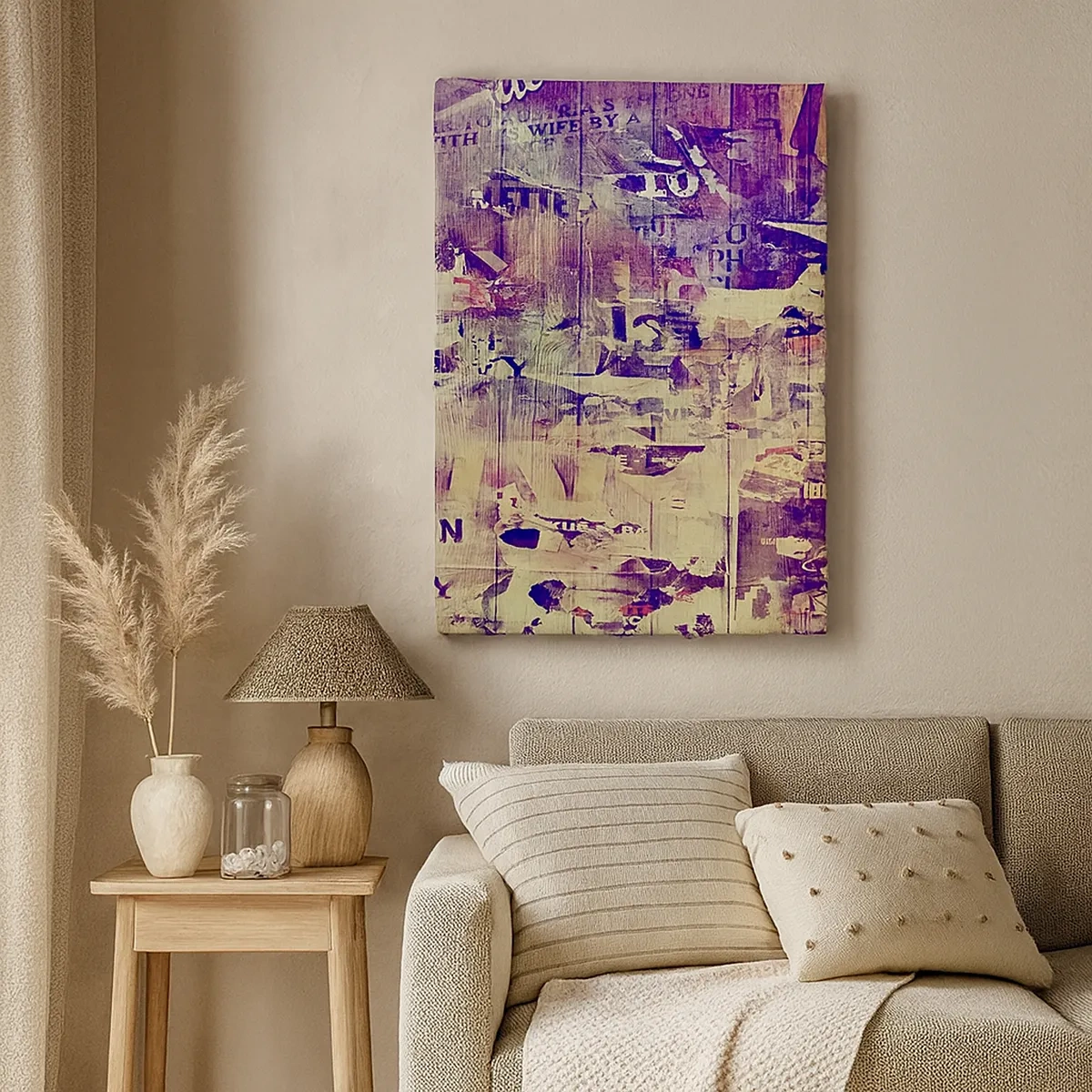 Canvastavla - Bild på duk - Och så mycket blir det klar - 50x70 cm