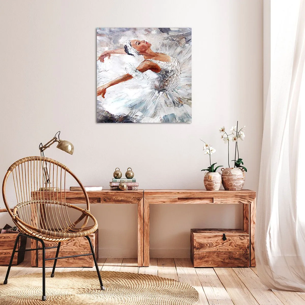 Canvastavla - Bild på duk - Fin och lätt som tyll - 30x30 cm