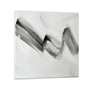 Glastavla - Bild på glas - Bara för skojs skull - 30x30 cm