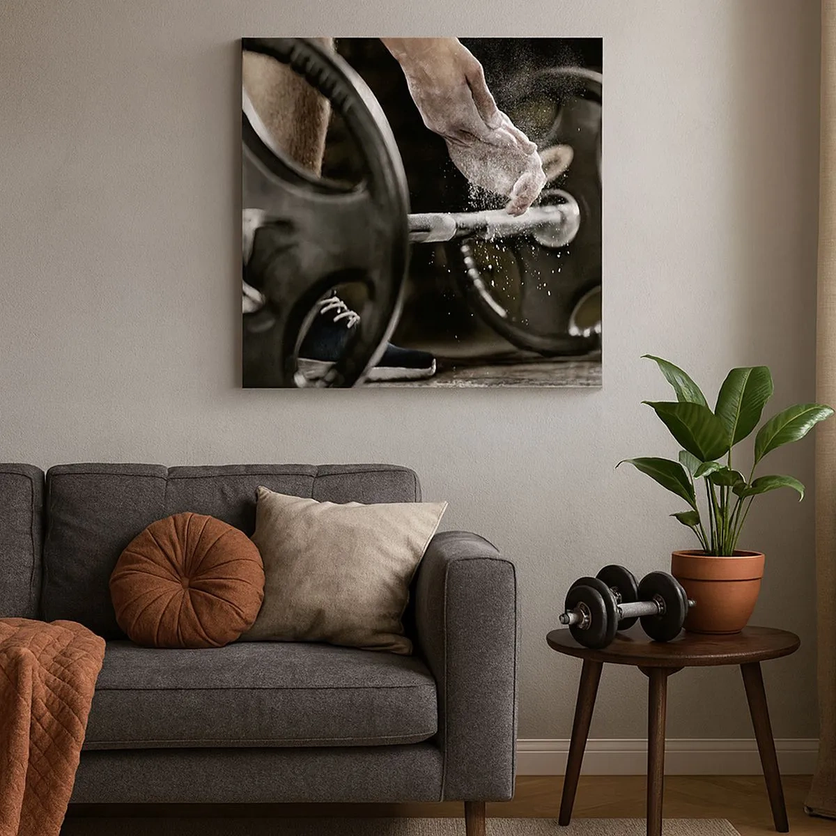 Canvastavla - Bild på duk - Utmaningen accepterad! - 30x30 cm