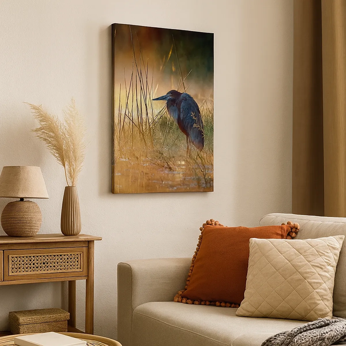 Canvastavla - Bild på duk - Sluta fota - 50x70 cm