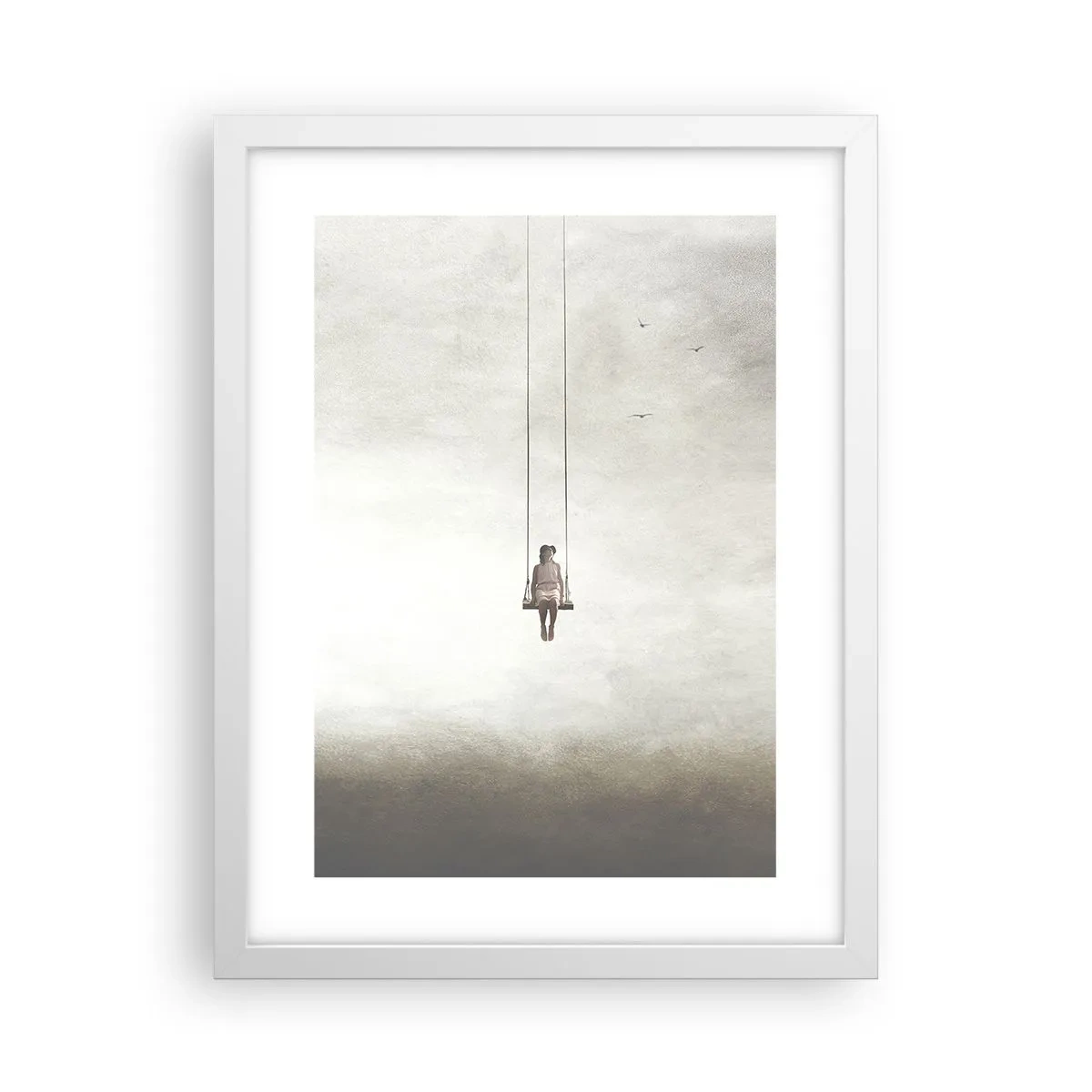 Affisch i vit ram - Barn i oss - 30x40 cm