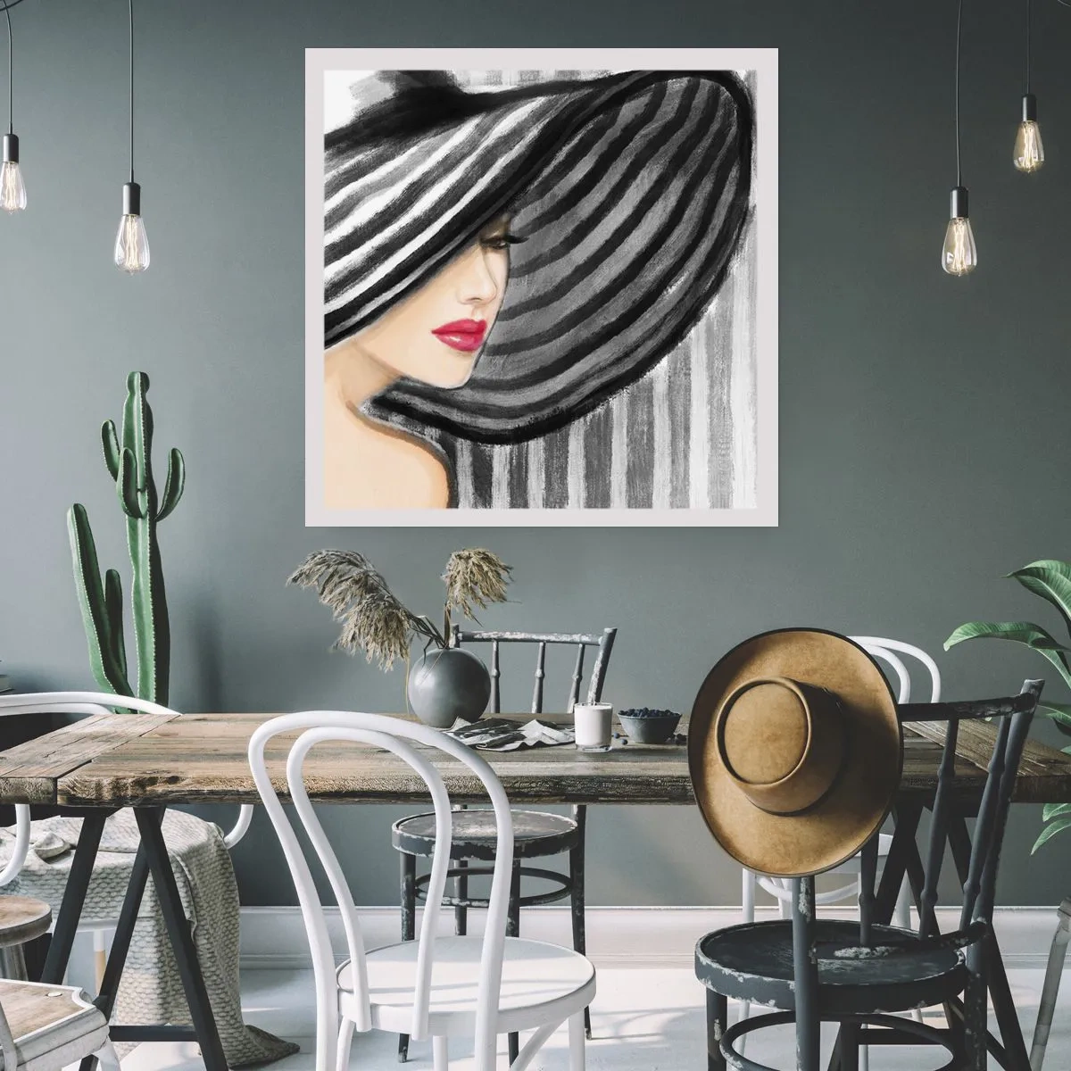 Affisch - Var hittar jag dig? - 40x40 cm