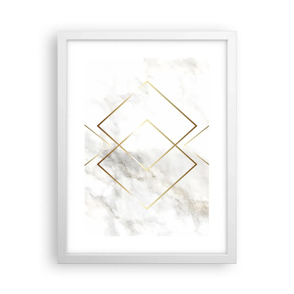 Affisch i vit ram - Utsikt över oändlighet - 30x40 cm