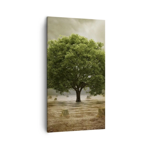 Canvastavla - Bild på duk - Hela hoppet - 45x80 cm