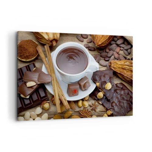 Canvastavla - Bild på duk - Från sagolika chokladfabriken - 120x80 cm