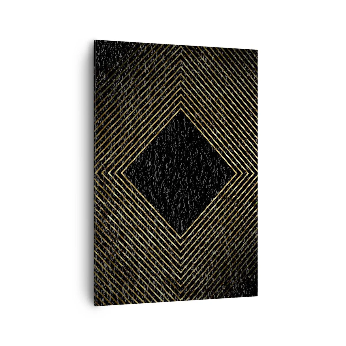 Canvastavla - Bild på duk - Geometri i glamourstil - 70x100 cm