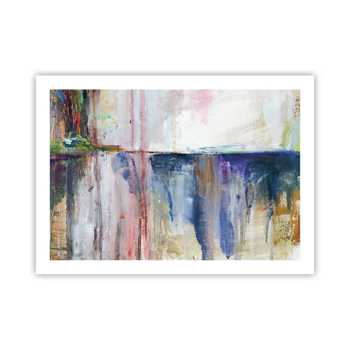 Affisch - Färgrika intryck och associationer - 70x50 cm