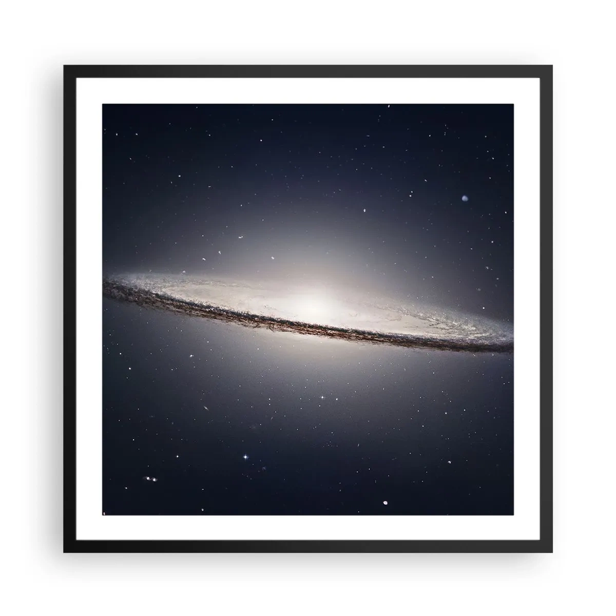 Affisch i svart ram - En gång i en galax långt, långt borta.... - 60x60 cm