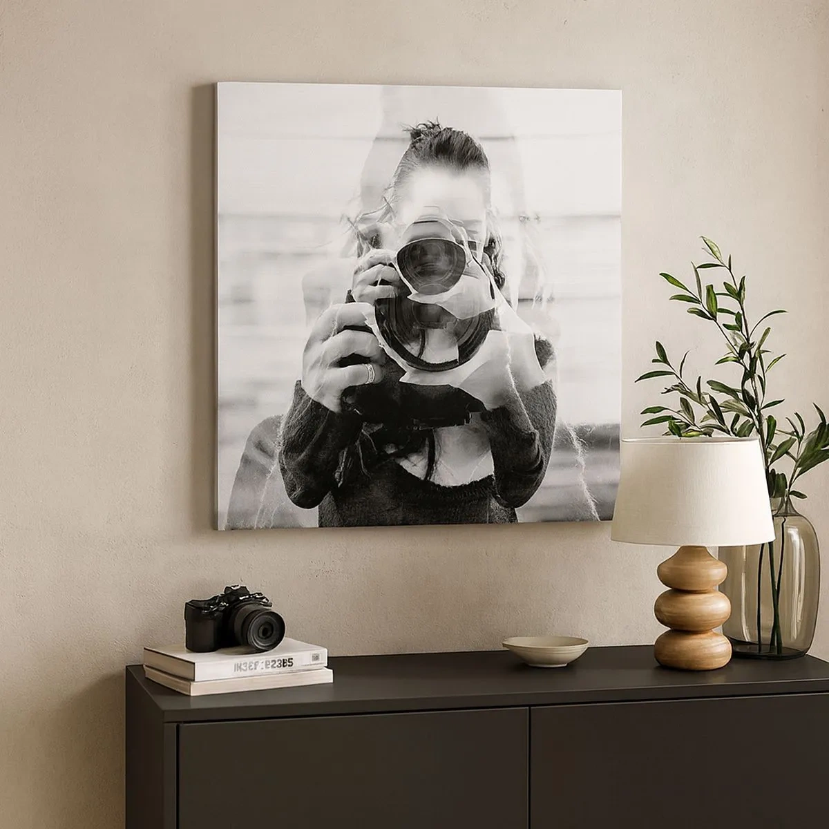 Canvastavla - Bild på duk - Skapare och material - 30x30 cm