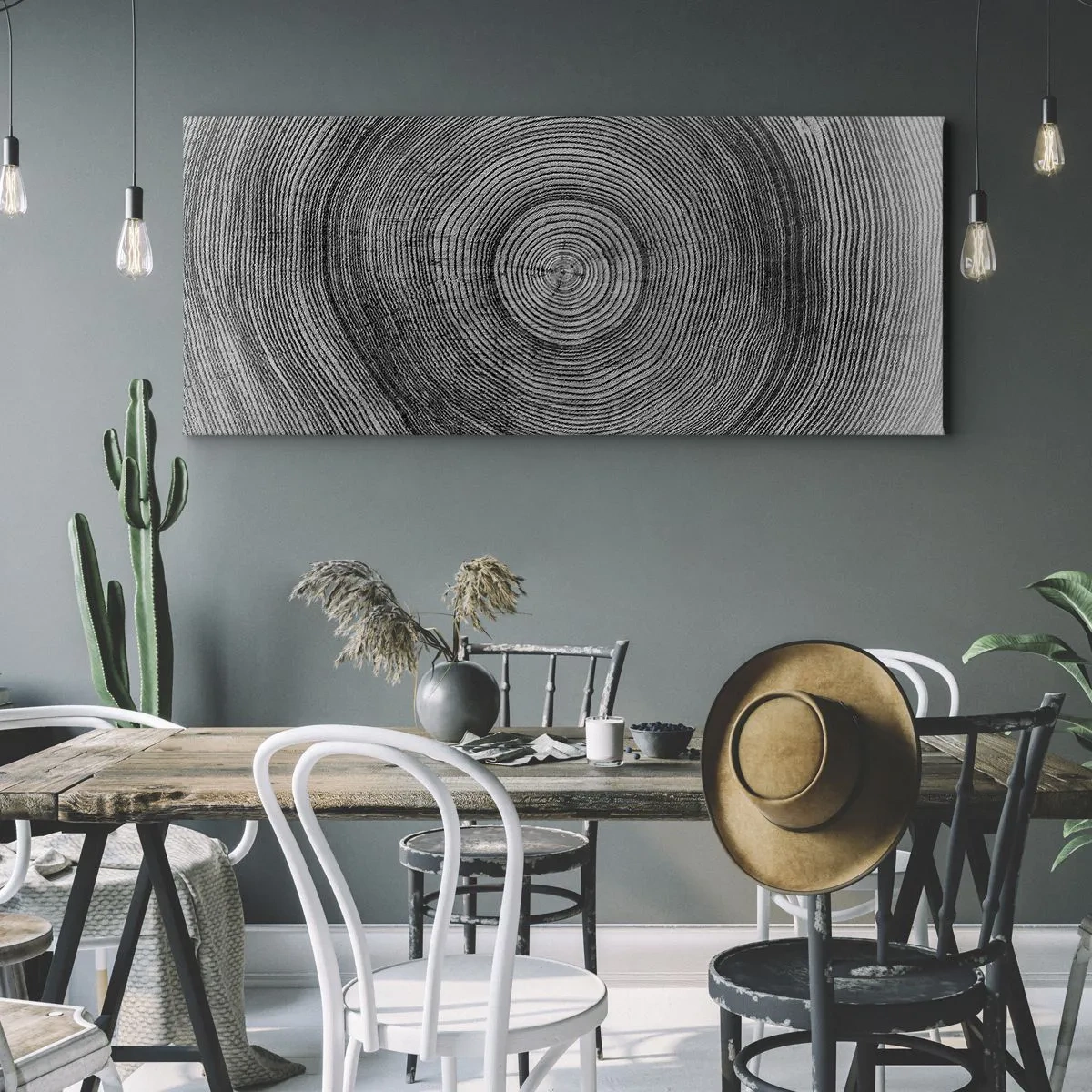 Canvastavla - Bild på duk - Ett tecken i tiden - 160x50 cm